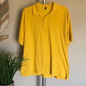 Men’s Yellow Polo Shirt 3X
